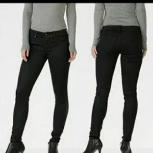 Dylan George Black Coated Skinny Jeans SZ 27